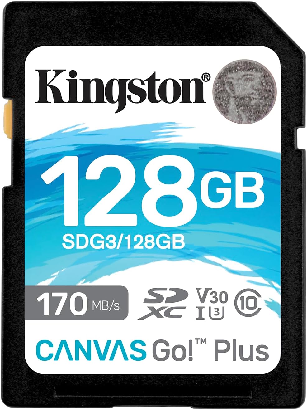 Kingston Canvas Go! Plus 128GB SDXC U3 V30 C10 170MB/s