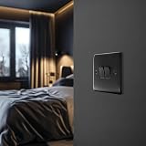 BG Electrical Double Light Switch 2 Way Matt Black 20A 16AX NFB42 Nexus view 6