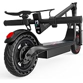 Electric Scooter, Foldable Lightweight E-Scooter for Adults and Teens | 250-500W Motor, 10-22 Mph Max, 10- 31 mi Range, 8.5"/10'' Solid Tire, Cruise, Dual Suspension, Seat Optional