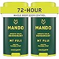 Mando Whole Body Deodorant For Men - Smooth Solid Stick - 72 Hour Odor Control - Aluminum Free, Baking Soda Free, Skin Safe - 2.6 ounce (Pack of 2) - Mt Fuji (New Version)