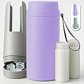 Portable Breast Milk Cooler Bottle: 30H Cooling Time, 2 x 150ml/5Oz, Durable BPA-Free Breastmilk Storage Bottles, Breastmilk Cooler, Travel Breastfeeding Milk Chiller for Baby