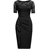 Mmondschein Womens Cocktail Dresses for Wedding Guest Evening Party Church Dress