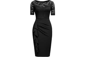 Mmondschein Womens Cocktail Dresses for Wedding Guest Evening Party Church Dress