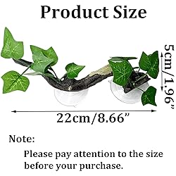 PINVNBY Reptile Corner Branch Resin Climb Tree