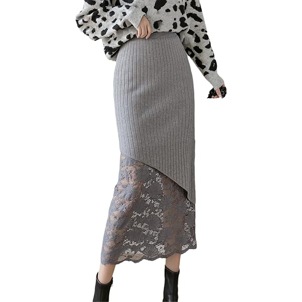 Women's Fleece-Lined A-Line Long Skirt - Elastic Waist With Pockets, Winter Warm