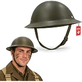 Nicky Bigs Novelties Army Helmet, Green WW2 Brodie Costume Accessory