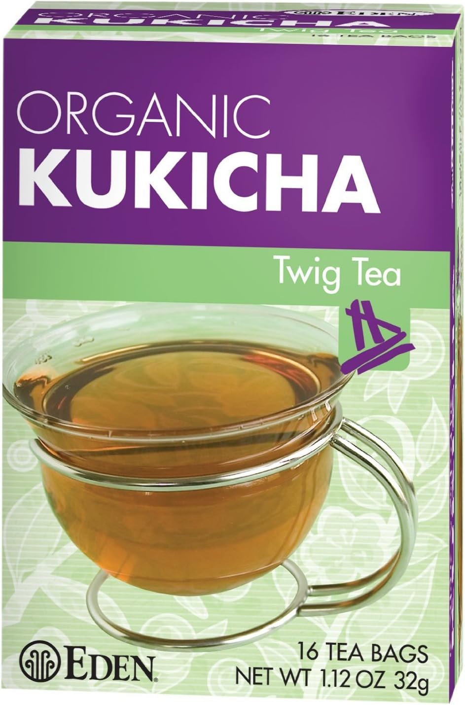 Eden Foods Organic Kukicha Twig Tea - 16 Tea Bags