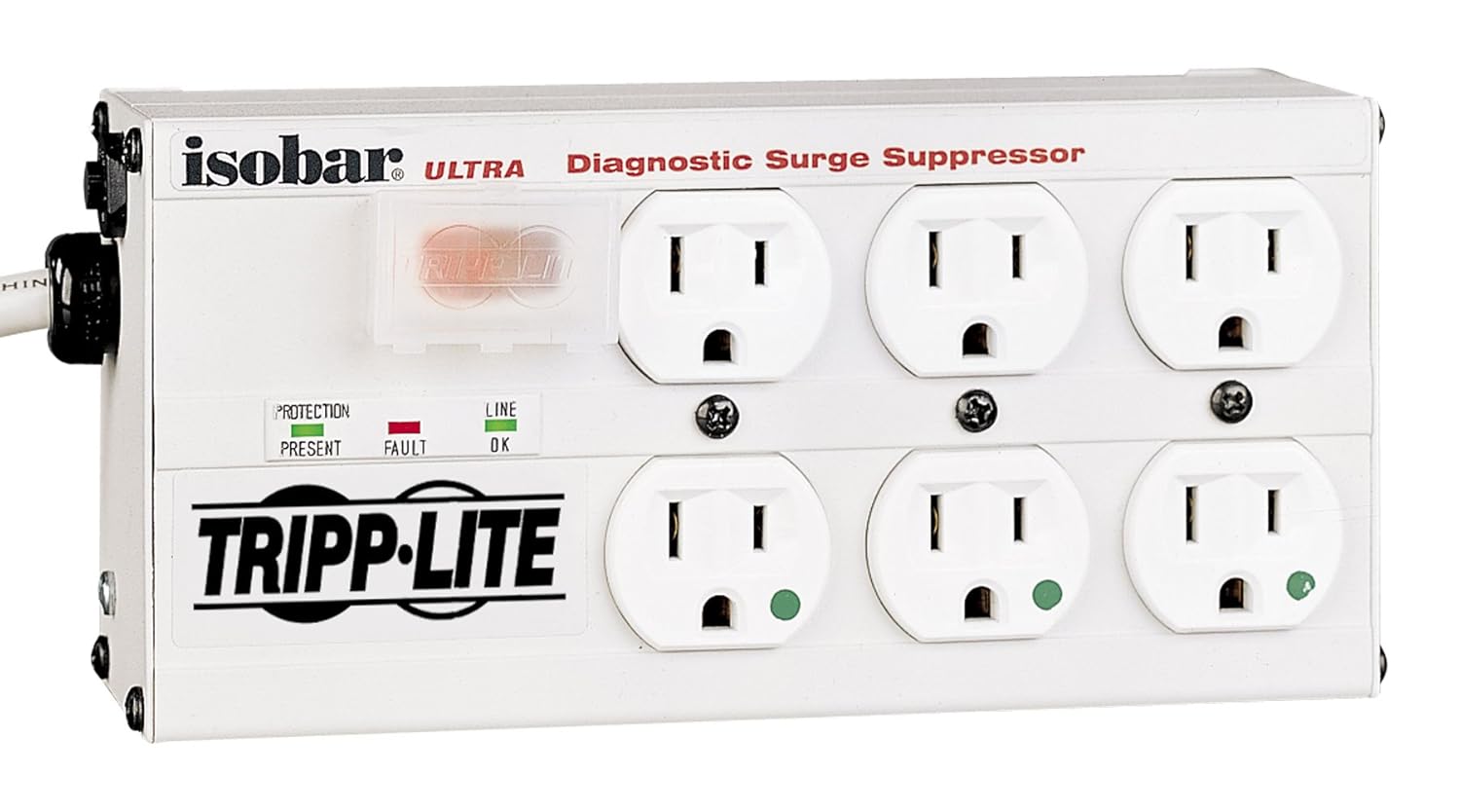 Tripp Lite ISOBAR6ULTRAHG Isobar Surge Protector Medical Metal 6 Outlet 15 fe