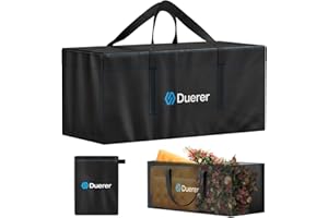 Duerer Outdoor Patio Cushion Storage Bag, 69" x 30" x 22" Christmas Tree Storage Bag 7.5ft, WaterProof Upgrade 420D Oxford Cloth with Handles Protective Zipper, AntiUV Dustproof for Furniture Cushions