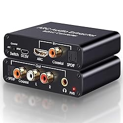 HDMI ARC Audio Extractor, Tendak 192KHz ARC Audio