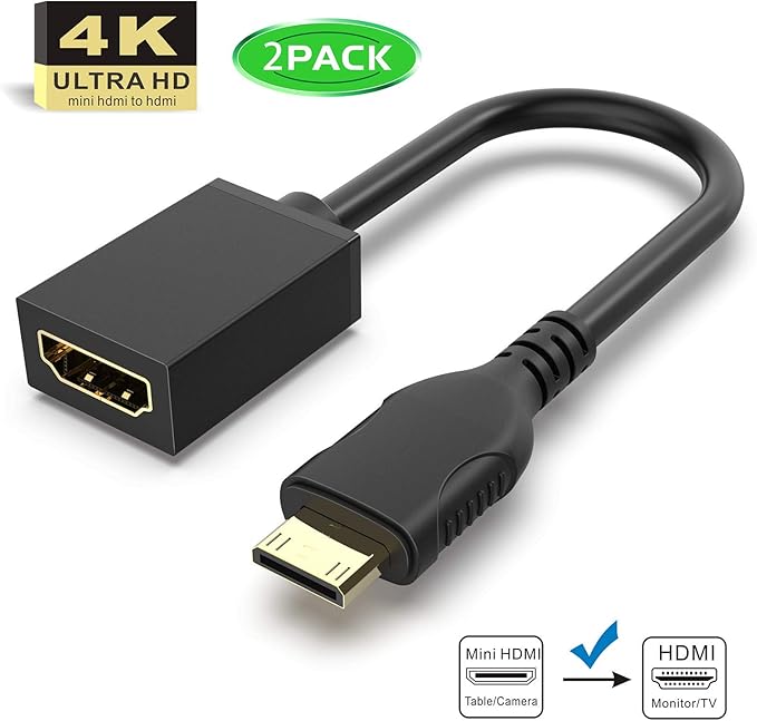 Cavo UGREEN Mini HDMI A HDMI 4K 22cm - Adattatore Per Fotocamere Canon, Nikon, Panasonic - Foto 8