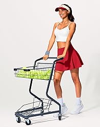SANTINY 14" Tennis Skirt Golf Skorts with Pockets