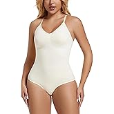 MOVWIN Women’s Bodysuit Tummy Control Shapewear Seamless Racerback Body Suit Body Sculpting Shaper Tank Top
