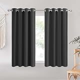 Aspire Homeware Blackout Curtains 46x54 Inch Grey Triple Weave 2 Panels view 2