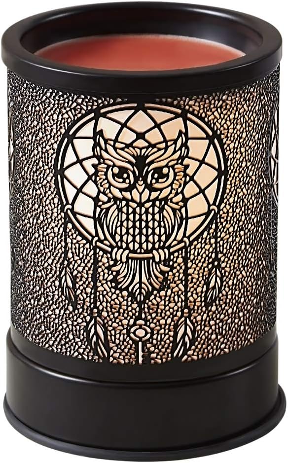 Wax Warmer for Scented Wax Candle Melter - Electric Wax Heater Fragrance Essential Oil Burner for Spa Yoga Gym Office Home Decor(Owl)