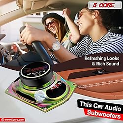 5 CORE 6x4 Car Speakers Pair 200W Peak Replacement