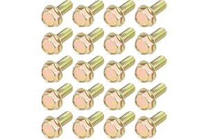 LT Easiyl 20 Pcs Lawn Mower Hexagonal Self Tapping Spindle Screws 710-1260A 112-0395 710-04484 Compatible with Cub Cadet