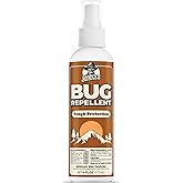 Burke’s Bug Repellent Spray – DEET-Free, Kid & Pet Safe Insect Repellent for Mosquitoes, Ticks, and Gnats – Travel Size, Natural Essential Oils, Outdoor Protection, 6 oz (180mL)