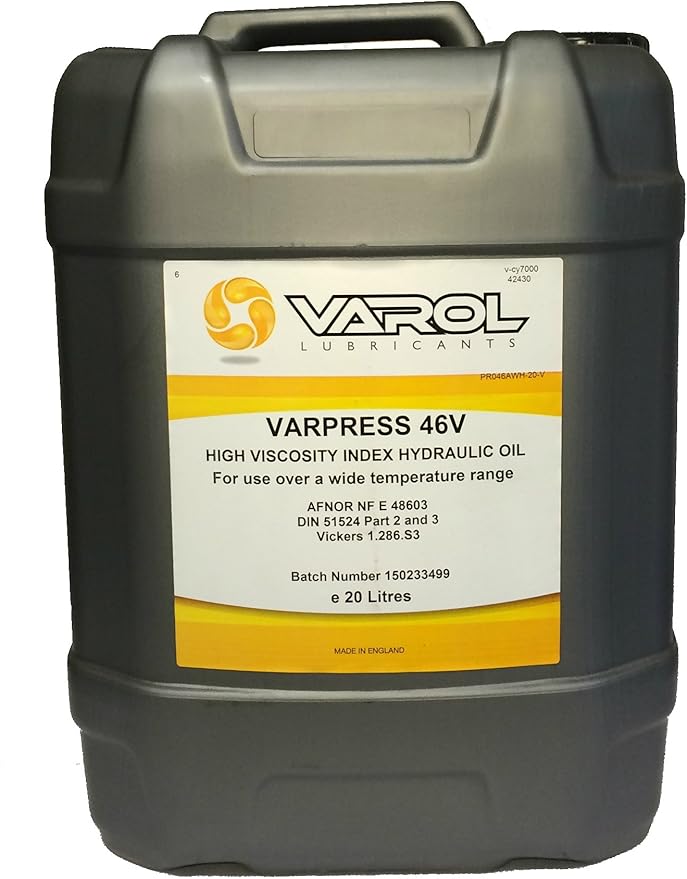 ISO 46 HVI Hydraulic Oil High Viscosity Index Fluid DIN 51524 Part 2