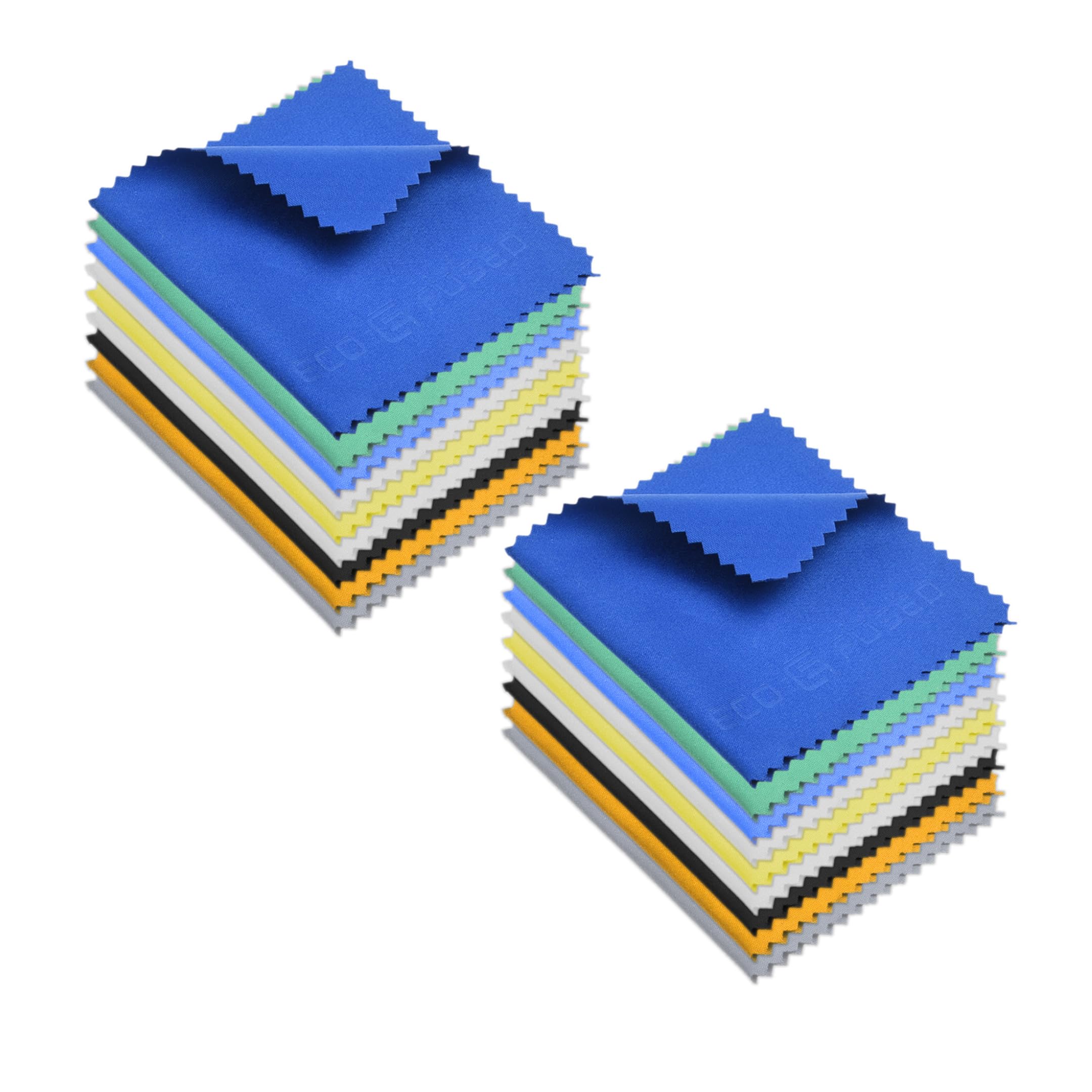 ECO-FUSED Microfiber Cleaning Cloth - 5.5x3'' Microfiber Cloth - Pack of 18 Lens Cleaning Wipes - Cleaning Cloth for Glasses, Eyeglasses, Camera Lens & Phones