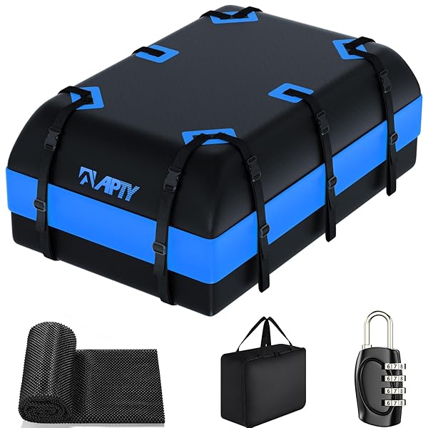APTY 21 CUBIC FEET CAR ROOFTOP CARGO BAG...