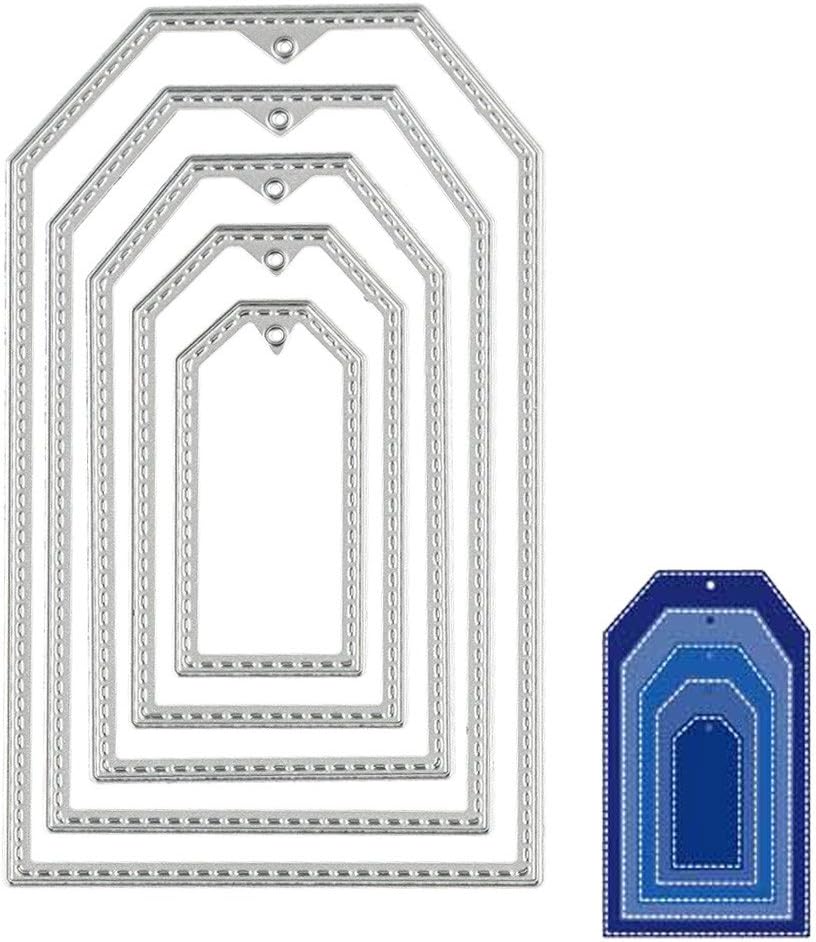 Qinpin Cutting Dies, DIY Cutting Dies Metal Embossing Stencil for Album Scrapbooking Paper Card Art Craft Decor,Free Delivery