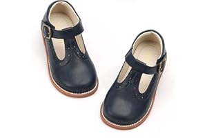 PHIRAMIN Toddler Girl Mary Jane Dress Shoes-Little Girl School Uniform Oxford Shoes for Wedding Party