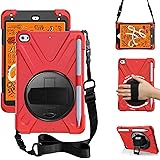 ZenRich iPad Mini 5 Case 2019 iPad Mini 4 Case 2015 zenrich Heavy Duty Shockproof Rugged Case with Pencil Holder Kickstand Ha