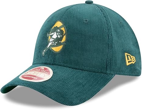 Amazon Com New Era Green Bay Packers Nfl 9forty Historic Team Cord Adjustable Hat Clothing