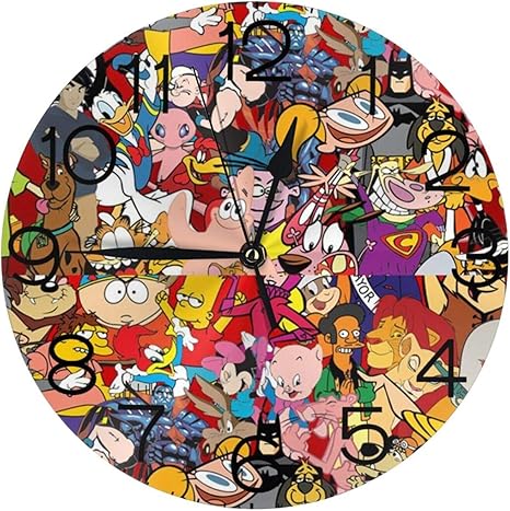 Amazon 漫画ネットワークキャラクター 置き時計 掛け時計 壁掛け時計 丸い時計 サイレント デジタル時計 おしゃれ 家の装飾 置き時計 掛け時計 オンライン通販 Amazon 漫画ネットワークキャラクター 置き時計 掛け時計 壁掛け時計 丸い時計 サイレント デジタル時計 おしゃれ 家の装飾 置き時計 掛け時計 オンライン通販