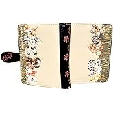 Shag Wear Puppy Love Small Dog Wallet for Women and Teen Girls Vegan Faux Leather Beige 4.5"