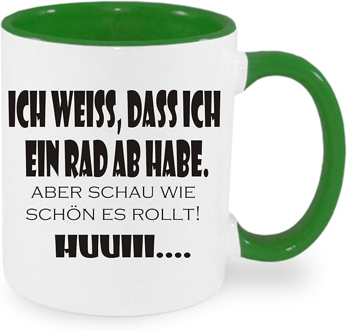 Ich weiß dass ich ein Rad ab habe aber schau mal wie schön es rollt