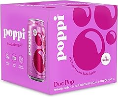 poppi Doc Pop Prebiotic Soda, 4pk 12 Fl Oz each