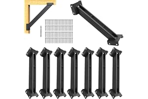 TAYORY 8 Pcs 45 Degree Angle Brackets, 4x4 Pergola Brackets Kit , for 4''x4'' Lumber (Actual: 3.6''x3.6'') , for Wooden Structures Such as Pergolas, Gazebos