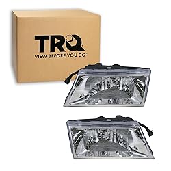 TRQ Driver & Passenger Side Headlight Assembly Set