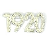 1920 Vintage Style Brooch Pin, Pearl Design, Silver Tone, Sorority Paraphernalia Brooch Pin for Women Greek, Zeta Phi Beta Sorority Inspired for D9 Events, Conferences, Luncheons