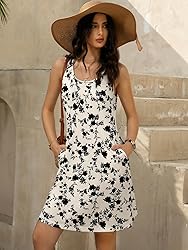 LUXVEER Summer Dresses for Women 2025 Floral
