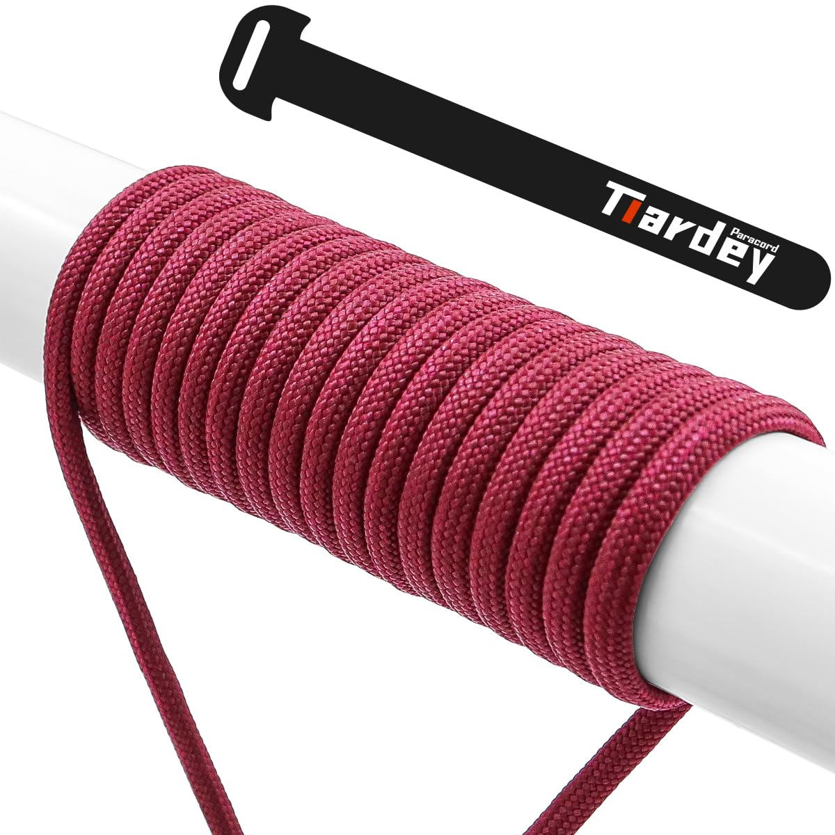 Tiardey PRN-073 Paracord 4mm 100ft (31m) 9 Core Strand,Tear-resistant,Nylon Cord,Mil Spec Type III Paracord,Holds up to 250kg for Outdoor Survival Camping
