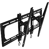 SANUS Preferred Extendable Tilt TV Wall Mount for 42 to 90 inch Screens up to 150lbs - 5.7” Extension Provides Max 12 deg Tilt to Reduce Glare - Easy DIY Install w/Included Hardware - SLT4-B1