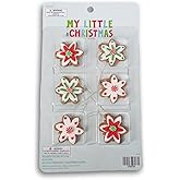 Gingerbread Snowflakes Mini Ornaments - 6 Count