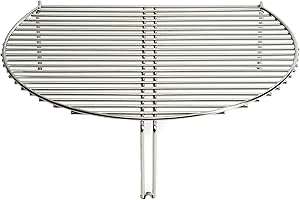 Kamado Joe Stainless Steel Grill Grate Expander to Expand Cooking Space and Indirect Cooking for Big Joe 24-inch Charcoal Grill and Smokers, Model BJ-SCS