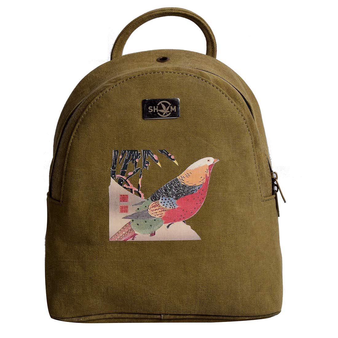 mustard yellow backpack