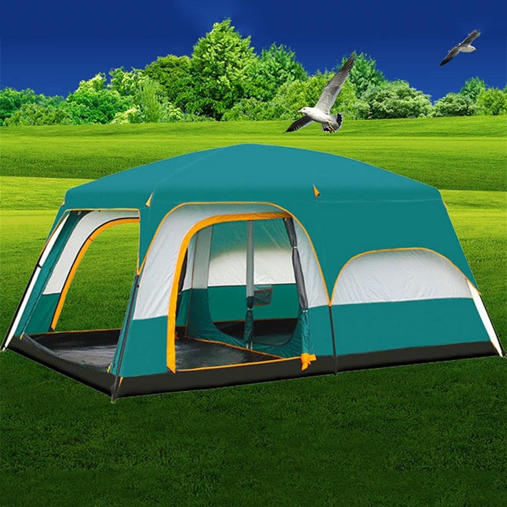 MIAO Outdoor Zwei Zimmer Zimmer 8-10 Personen Großes Luxus Camping Zelt