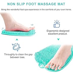 AWEIR Shower Foot Massager Scrubber Mat: Foot
