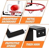 Dreamon Mini Basketball Hoop for Kids Wall Mounted Indoor Outdoor Playset view 3