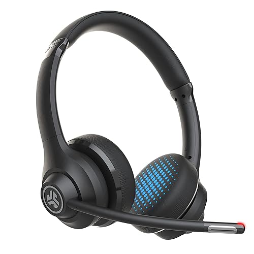JLab Go Work Wireless Headsets with Microphone, 45+ Playtime PC