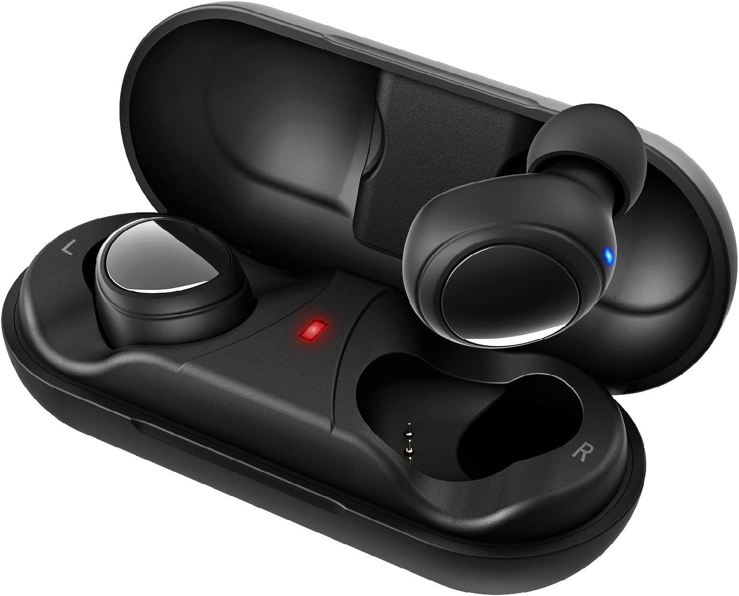 20Newly True Wireless Earbuds Bluetooth 5.0 Headphones, Sports in-Ear TWS 3D Stereo Sound Earphones 6-8 Hours Playtime 24H Playtime with Charging case