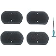 Vacuum Sponges Filter Replacement for Bissell 3-in-1 Stick Lightweight Bagless Cleaner, Fits Model 2030 2033 2033M 20336 20334（4-Pack）