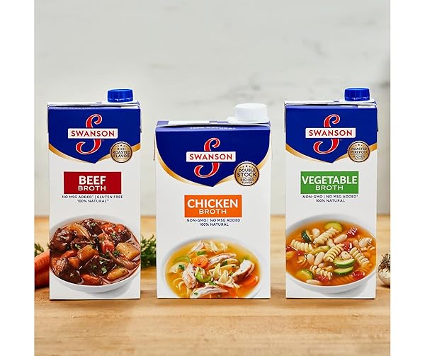 SWANSON CHICKEN BROTH, 48 OUNCE RESEALABLE CARTON