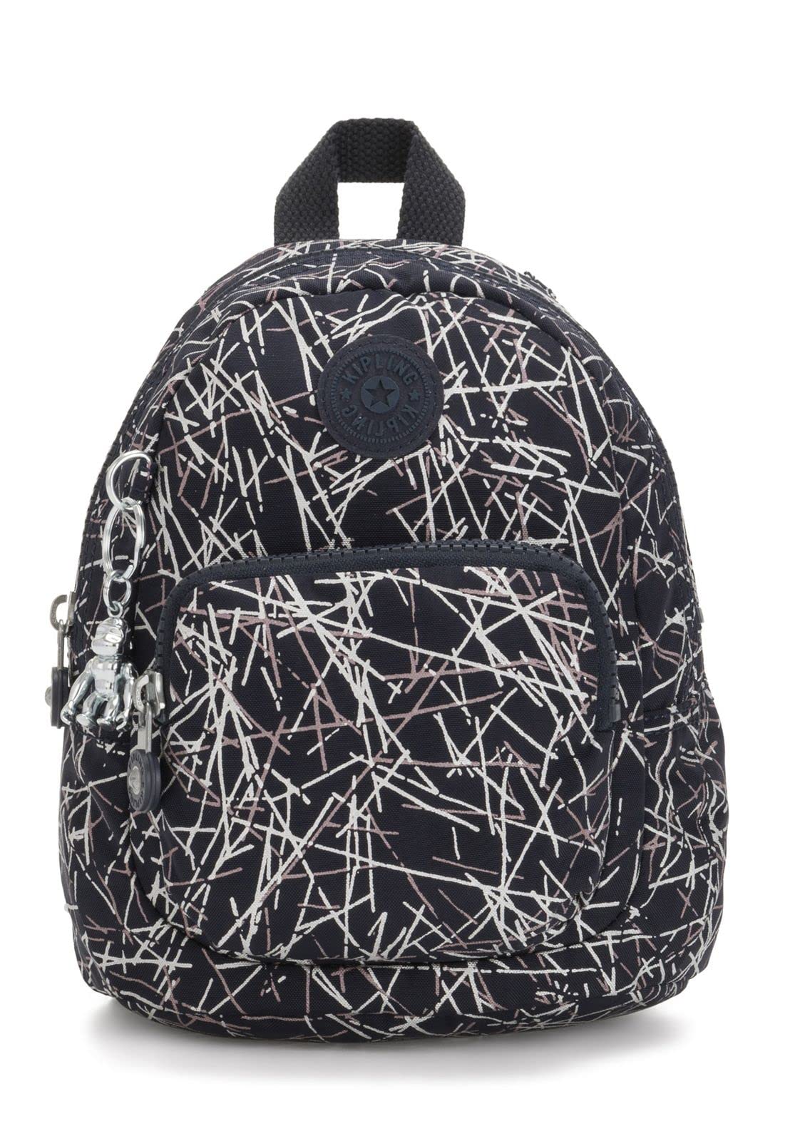 Kipling Glayla, Women’s Backpack, Multicolour (Navy Stick Pr Gift), 19x22.5x14 cm (B x H T)